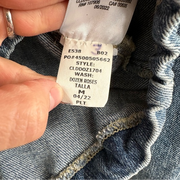 Hudson Jeans Cropped Denim Military Jacket - Picture 15 of 15